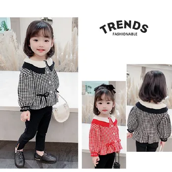 

Knitted Baby Girls Sweater Lace Infant Baby Sweater Coat Toddler Cardigan For Girls Cardigan Cotton Kids Sweater Plaid Cardigan