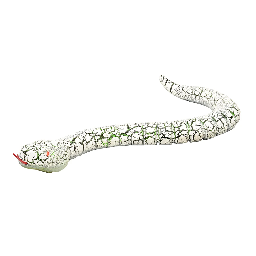 Simulation Remote Control Snake Rattlesnake Animal Trick Terrifying Mischief Toy Rechargeable Funny Joke Gift for Halloween