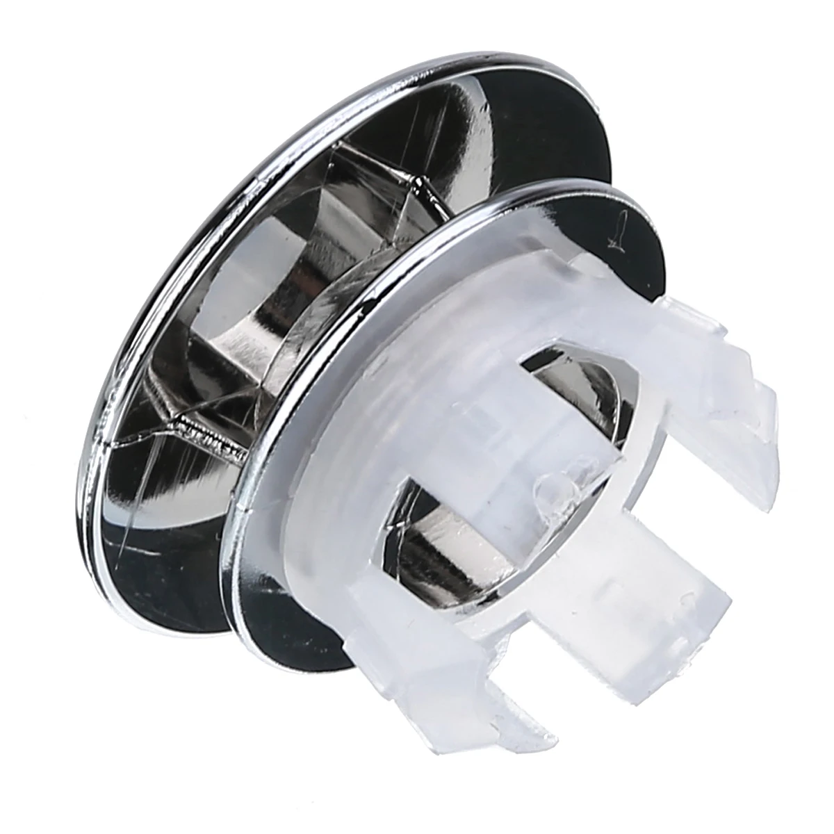 ABS Electroplating Round Overflow Cover Bathroom Basin Sink Plug Hole Overflow Ring Insert Replacement Hollow Ring Accessories