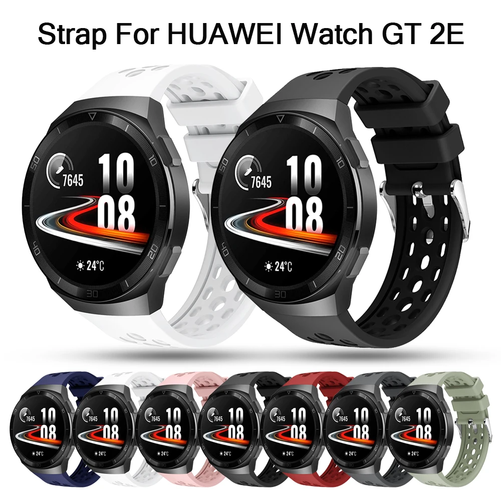 

New Official Style Silicone Band Strap For HUAWEI WATCH GT 2e Smart Watch Wristband Replacement Bracelet For gt2e Watchband