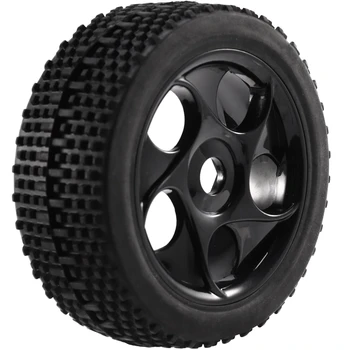 

HOT-4Pcs 1/8 Buggy Tires & Wheel Rims 17mm Hub for RC Car HSP 1/8