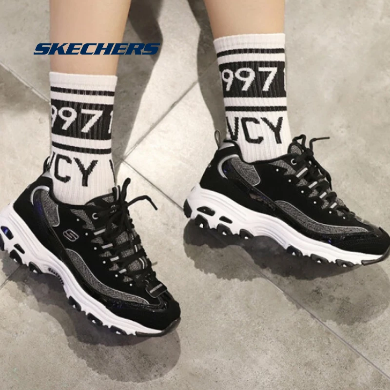 Skechers Sepatu Wanita D'ltes Sepatu 