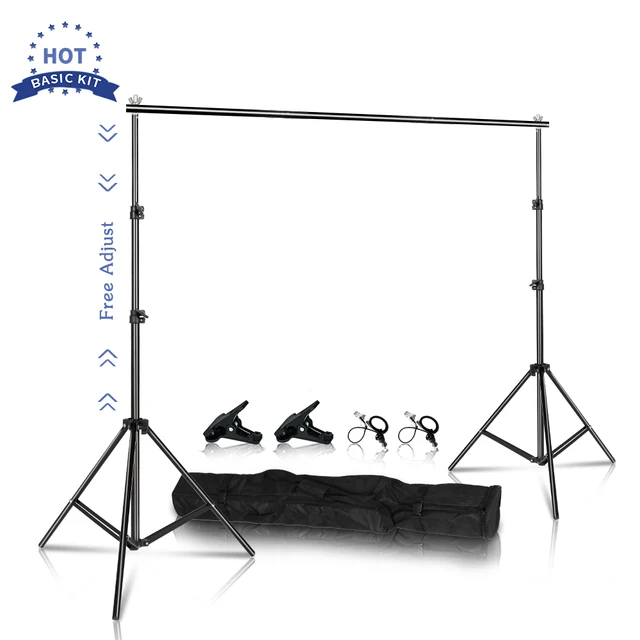 Background Stand Photography Photo Studio Backdrops Chromakey Support System Frame Carry Bag Light Kit Chroma Video No Sandbag