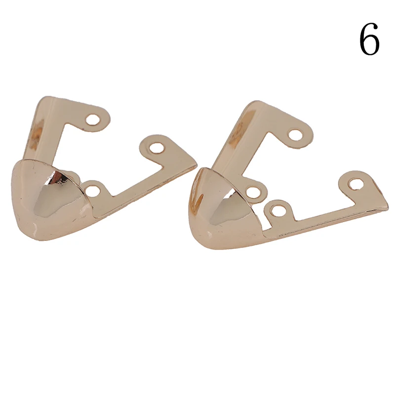 1Pair Head Metal Cover Repair Parts Shoes Toe High Heels Shoe Broken Toe Protection Metal Material Shoes Clips For Decorations