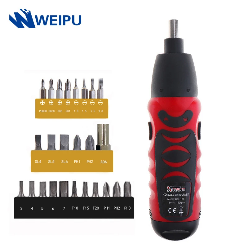 Mini Electric Screwdriver Power Tools Battery Operated Cordless Screw