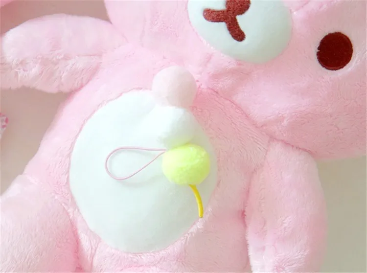 28 см Kawaii Sakura розовый медведь плюшевые игрушки Rilakkuma Медведи Куклы Мягкие медведи животные Плюшевые игрушки Детские подушки для девочек подарок на день рождения