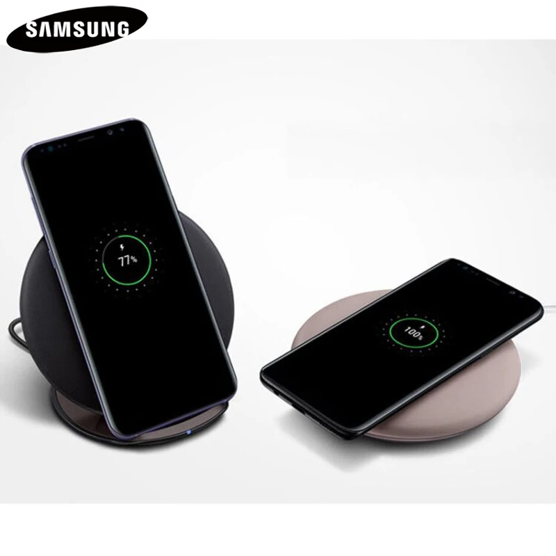 Оригинальное QI Быстрое беспроводное зарядное устройство для samsung Galaxy S8 S9 SM-G965F G9300 G9500 SM-N9500 Note8/9 S7 Edge iPhone 8 Plus EP-PG950