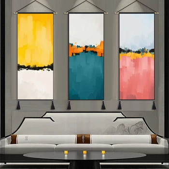 

Nordic Art Modern Tapestry Wall Hanging Abstract Simple Aesthetic Tapestry Painting Tassel Wandkleed House Decoration G5T