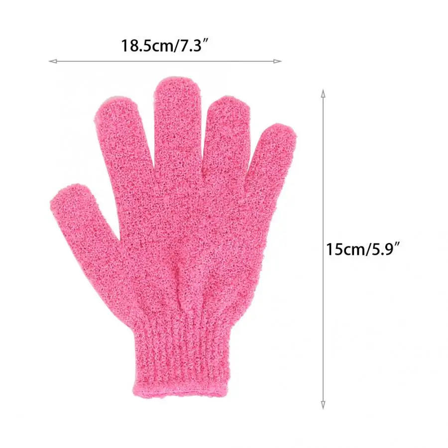 7pcs Bath Glove Shower Body Deep Cleaning Exfoliating Skin Spa Massage Scrub Glove Bath Spa Foam Shower Peeling Mitt Gloves exfoliating bath glove shower scrub mitt exfoliating scrubber exfoliating shower scrubber