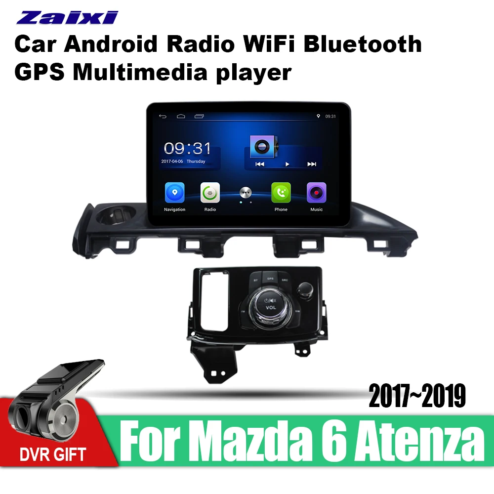 

For Mazda 6 Atenza 2017~2019 Accessories Car Multimedia DVD Player GPS Navigation Radio Stereo Video HD Touch Screen Head Unit