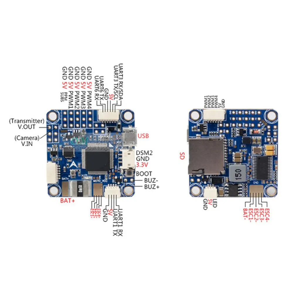F4 V3S/F4 V3 плата контроллера полета встроенный барометр Osd для гонок Fpv Quadcopter Rc Drone/
