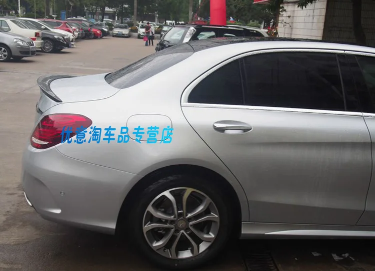 Подходит для Mercedes-Benz C180L C200L C C260L W205 задний спойлер из углеродного волокна заднее крыло