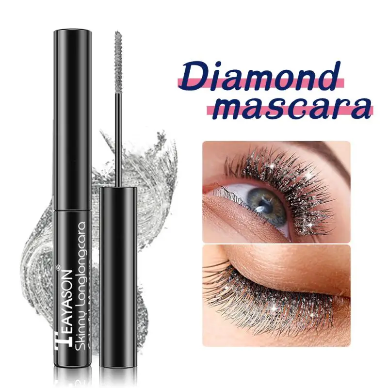 Glitter Mascara Quickdrying Longwearing Waterproof Curling Thick