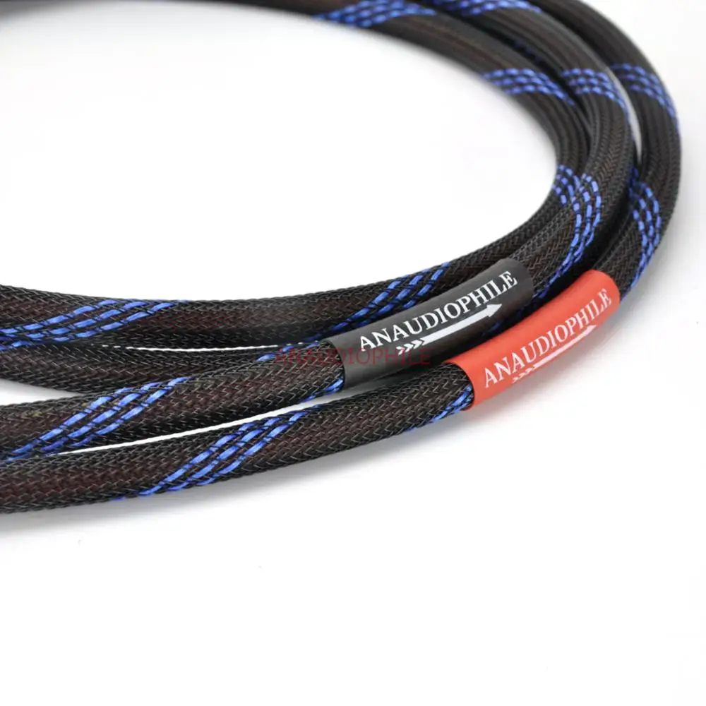 HiFi RCA Interconnect Audio Cable Quality 2 RCA Male To 2 RCA Male OFC Interconnect Cable Preamp Power Amplifier
