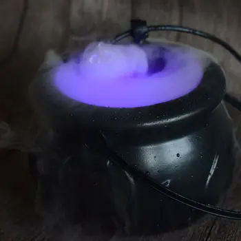 

'The Best' Halloween Mist Maker Fogger Water Fountain Fog Machine Color Changing Party Prop 889