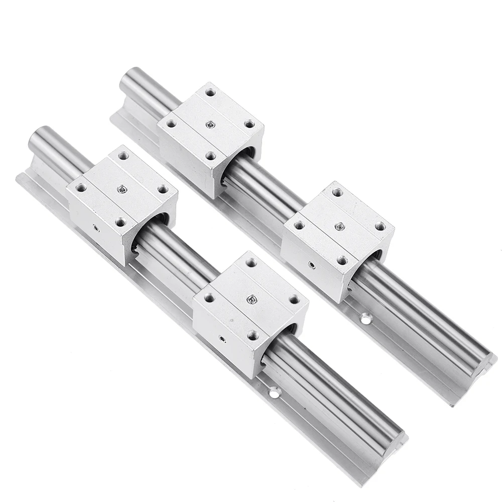 SBR12 12 мм линейная направляющая длина 300 400 500 600 700 800 с 2 шт. SBR12UU линейный подшипник cnc