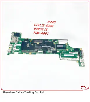 

For Lenovo Thinkpad X240 notebook motherboard wirh i5-4200 CPU FRU 04X5170 04X5146 04X5147 04X5158 4X5147 100% test work