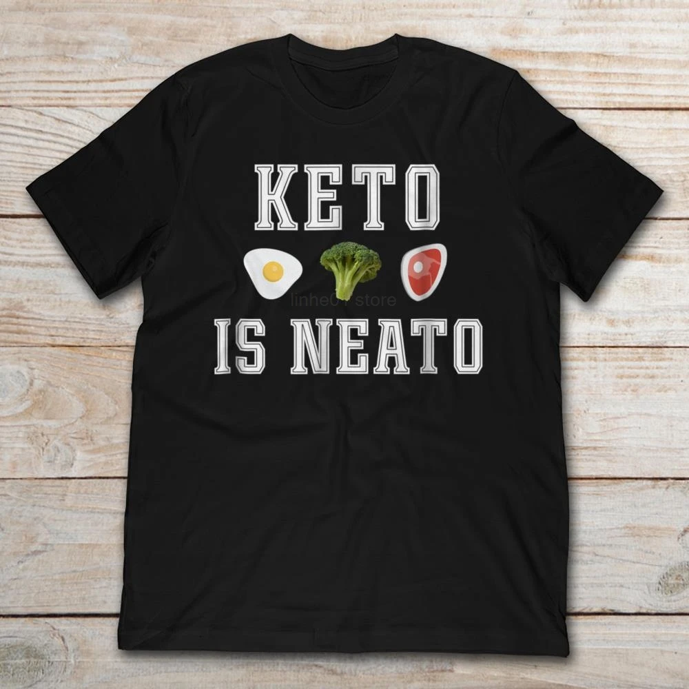 Летняя мужская футболка Keto Is Neato ketogh Diet 2020 с коротким рукавом | Мужская одежда