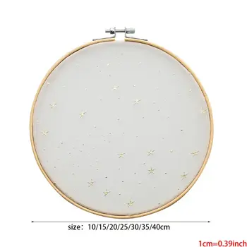 

Hot 2020 Stars Bamboo Embroidery Hanging Wall Pendant Decoration Photo Props for Home