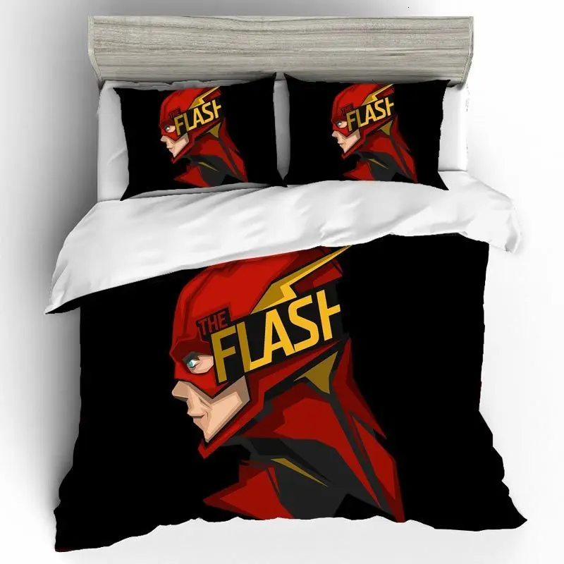 Комплект постельного белья s, пододеяльник Nevresim Takimlari Bettwaesche The Flash, Комплект постельного белья, постельное белье Jogo De Cama Posciel, роскошная парная простыня