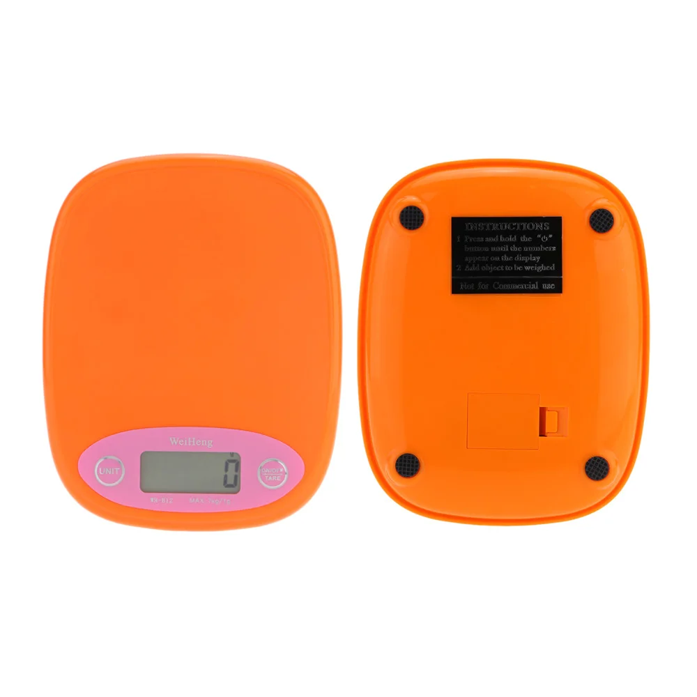 Mini Electronic Balance Professional Digital Pocket Scale Kitchen Scale Food Weighing Tool Orange/White - Цвет: Оранжевый