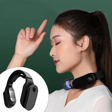 

USB Portable Hanging Neck Fan Cooling Cooler Heater Heating Air Conditioner Neck Massager for Home,Office Travel