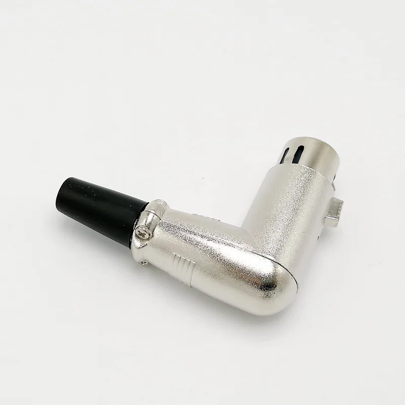 90 градусов правый угол 3pin XLR разъем Женский XLR разъем микрофонный адаптер