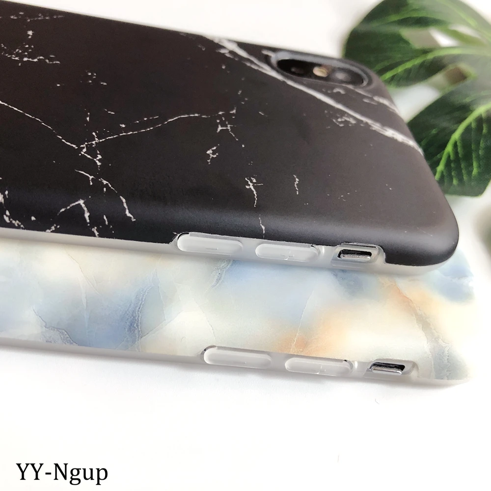Мраморный чехол для Etui iPhone 7 XR матовый Силиконовый женщин 11 Pro XS Max 6s 8 Plus Carcasa