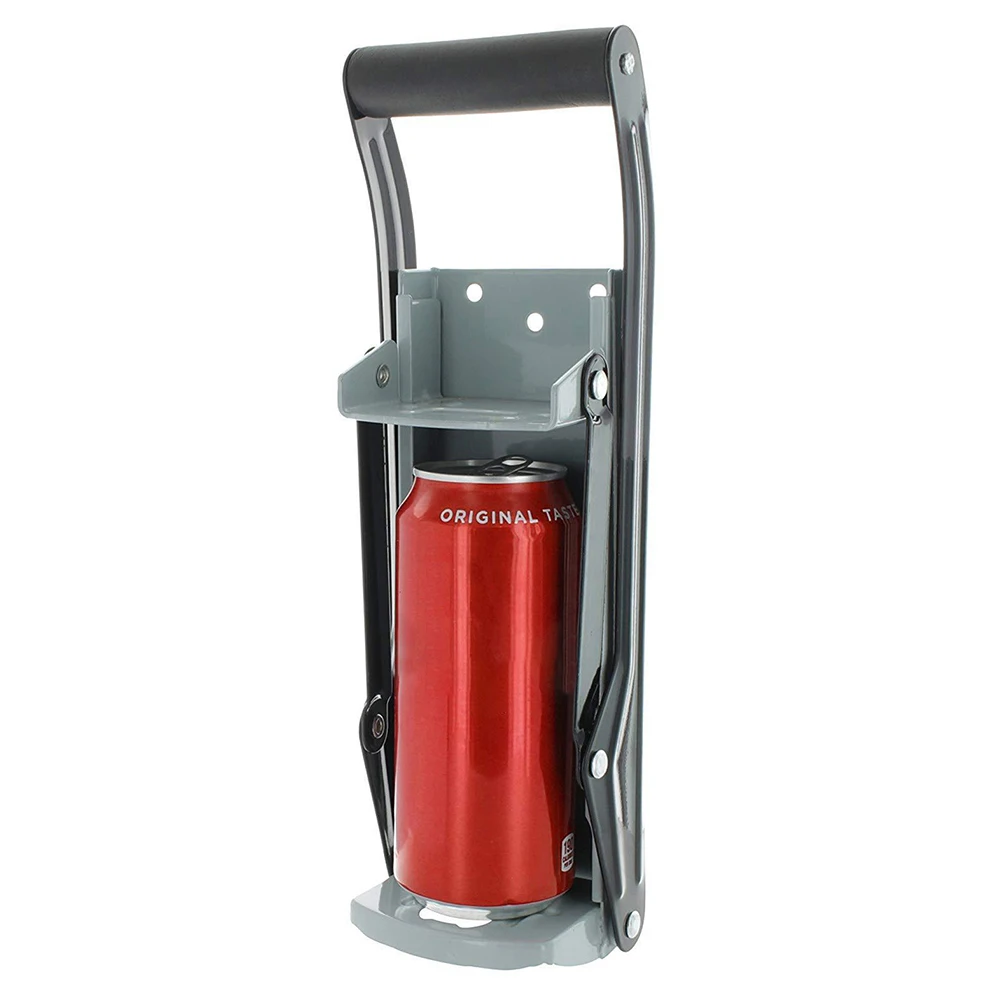 16oz Wall Mounted Home Dispensing Can Crusher Beer Soda Cans Smasher