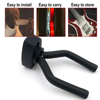 

Wall Mounted Hook Holder Guitar Hanger Stand For Bass Ukulele Durable Musical Instruments Accessories