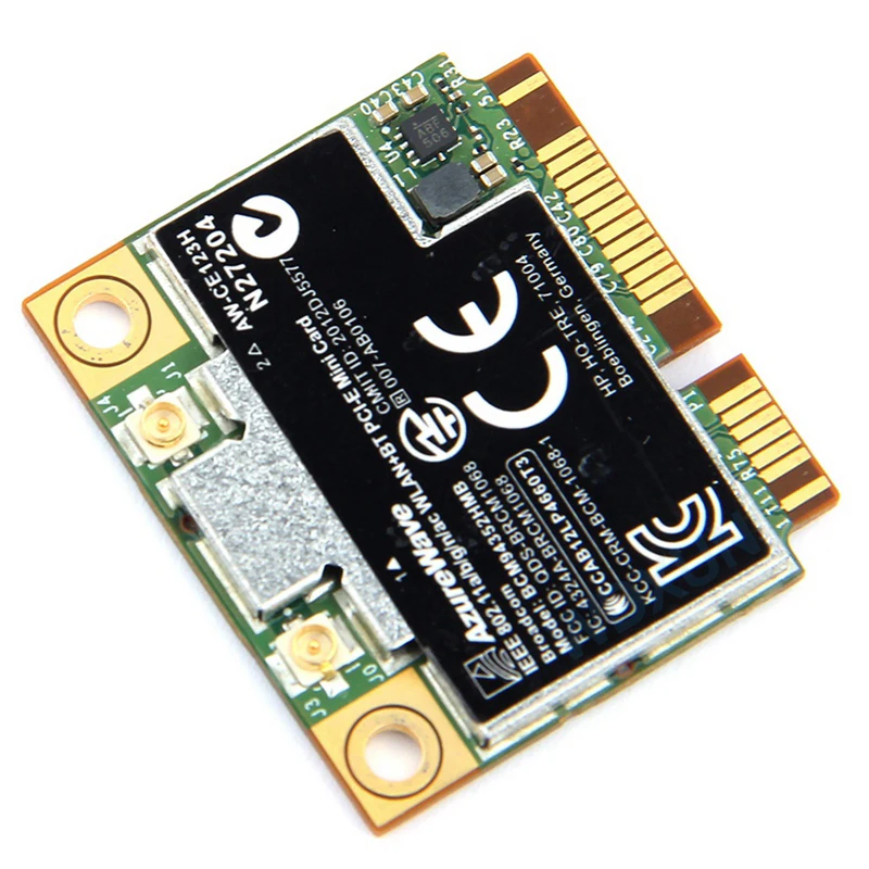 Broadcom BCM94352 BCM94352HMB Mini PCIE Không Dây AC Wifi WLAN BT Bluetooth 4.0 Mạng 867Mbps 724935-001 AW-CE123 bluetooth card