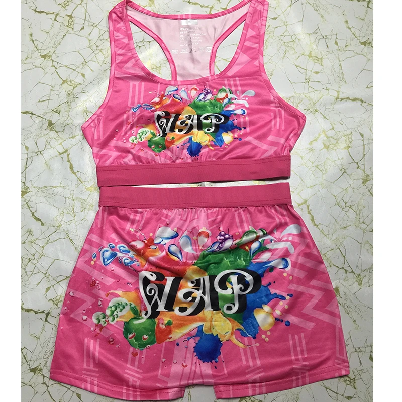 2020 Summer Two Piece Set Women Tube Top Party Cute Bodycon Shorts Candy Mini Booty Bar Wap cardi b onesie |