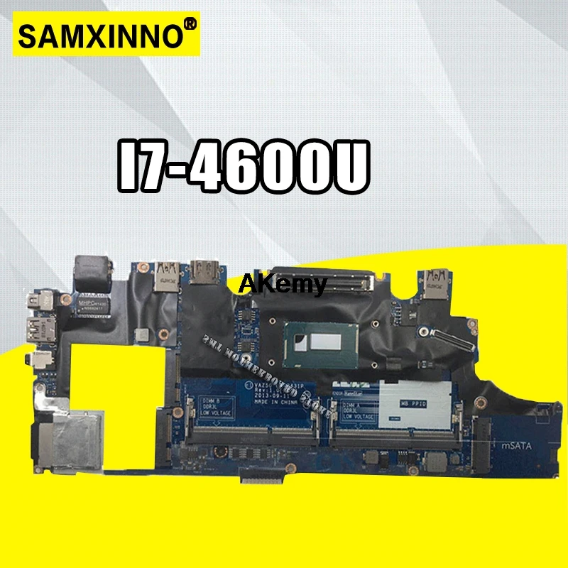 Для Dell E7240 материнская плата DDR3L VAZ50 LA-9431P CN-0X9Y17 I7-4600U E7240 Материнская плата ноутбука тестирование в целости