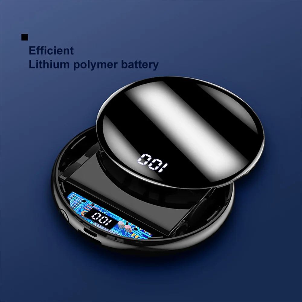 FLOVEME Power Bank 20000mAh Power Bank 10000mAh Dual USB Mirror Portable Charger Mobile External Battery Powerbank 2