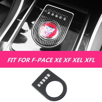 

For Jaguar F-PACE XE XF XJ XEL XFL Carbon fiber Drawing Gear Shift Knob ABS Decoration Sticker