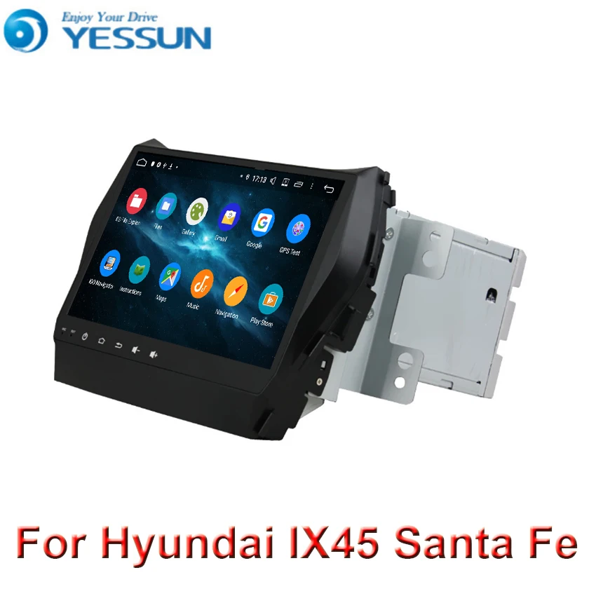 Android 9,0 автомобильный dvd для hyundai IX45 Santa fe 2013 автомобильный Радио стерео Навигатор Автомобильный dvd-плеер gps