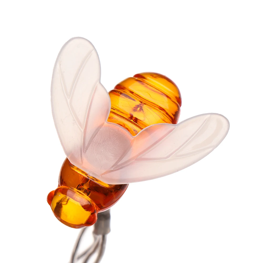 1,5 м/2 м/3 м/4 м на батарейках милый медовый пчела светодиодная гирлянда Сказочный свет 10 светодиодов 20 светодиодов 40 светодиодов пчела уличный садовый забор патио