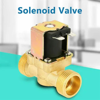 

2019 Hot Solenoid Valve Switch Durable for Water Air Pipeline Water Heater Normal Closed L9 #2
