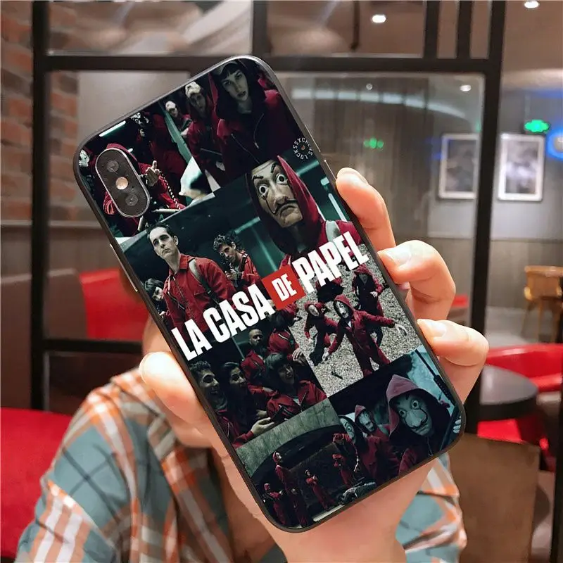 Чехол для iphone 11, серия tv Money Heist House Of paper, аксессуары для телефонов, чехол для iphone 8, 7, 6S Plus, 5S, SE, XR, X, XS MAX, чехол