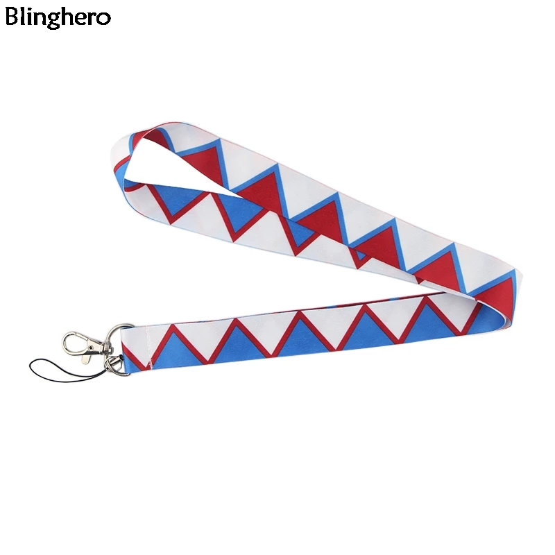 Blinghero мультфильм Triangel ремешок для ключей держатель для телефона унисекс шейный ремешок с ключами Рабочая карточка ручная работа шаблон шнурок повесить веревку BH0157
