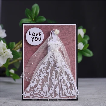 

YaMinSanNiO Bride Dies Wedding Metal Cutting Die Scrapbooking Photo Album Craft Stencils for Decor Punching Templates New 2020