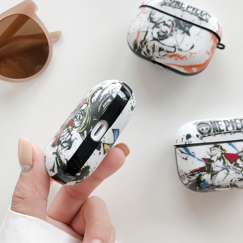 Sangles Anti-Perte Pour AirPods Pro 1/2 - Silicone Souple Magnétique - Blanc Et Noir