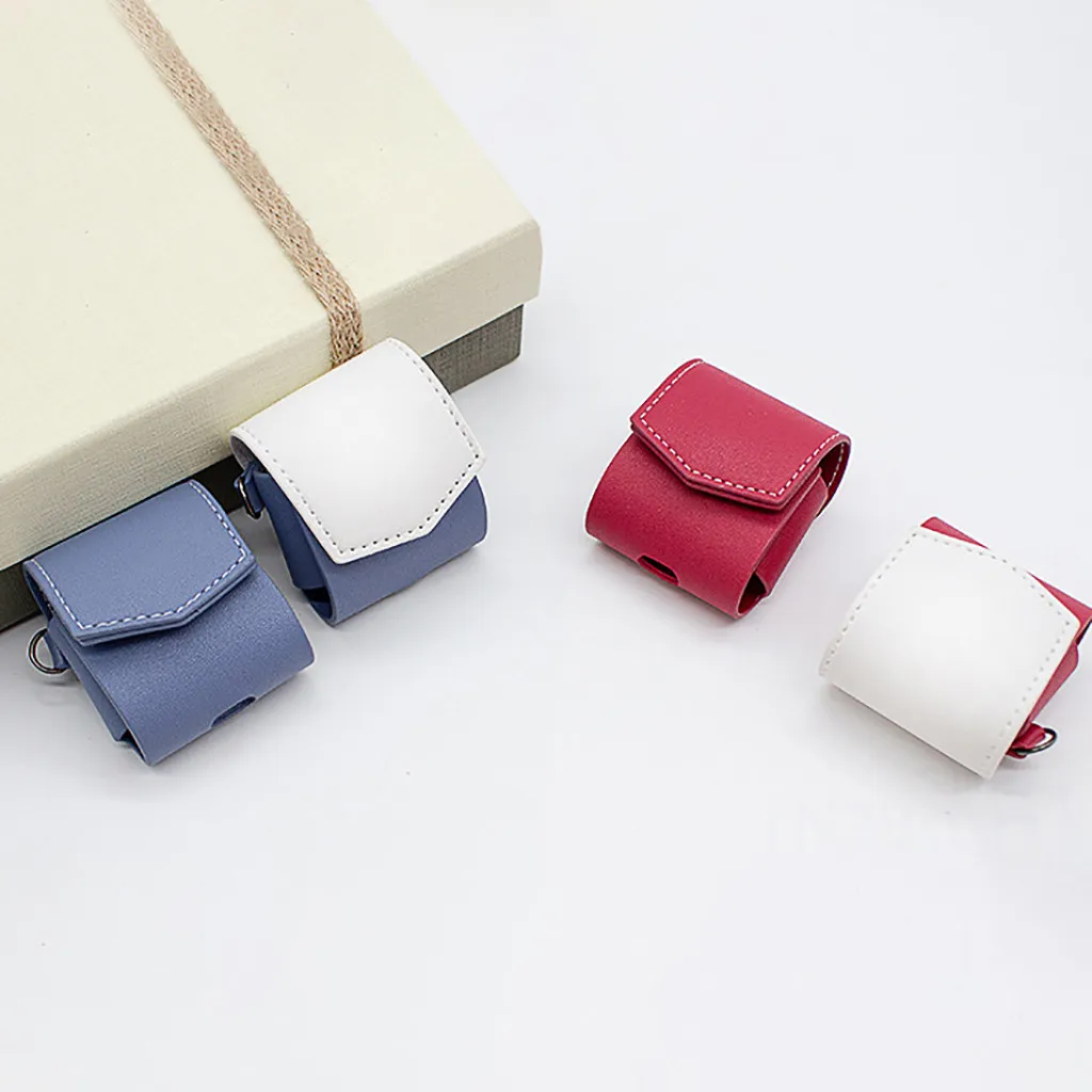 Чехол для Apple AirPods pro Кожаный Bluetooth беспроводной чехол для наушников s Для Air Pods 3 Funda чехол с кольцом-держателем 1111#2