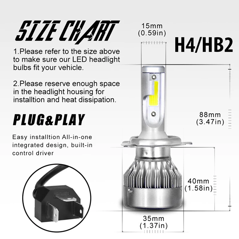 No damage installation no perforation, no wire change, better it is simpler than better halogen