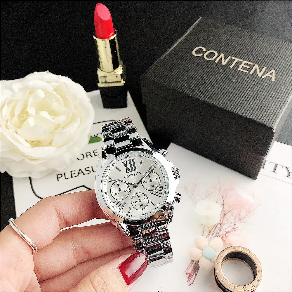 Классические серебряные женские часы дизайнерский бренд Роскошные Модные Кварцевые женские Ctystal часы женские наручные часы Reloj Mujer - Цвет: silver