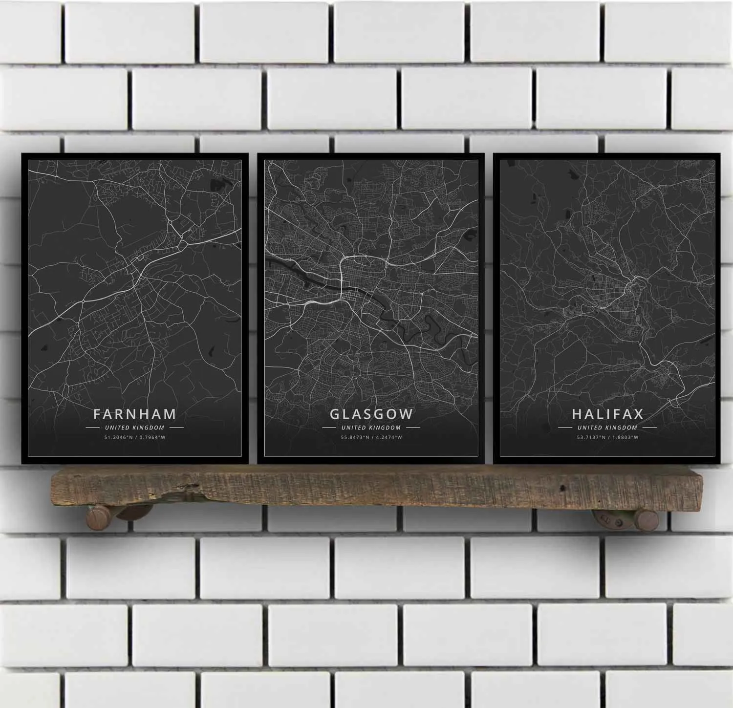 Farnham Liverpool Cotone Hamilton Hudderfield Acapulco Ipswich Ucraina Kingston Upon Hull Poster Del Regno Unito