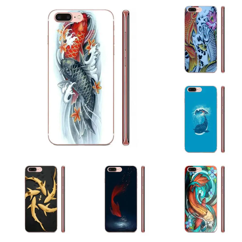 ТПУ дизайнерский телефон Koi Fish японское искусство для LG G3 G4 G5 G6 G7 K4 K7 K8 K10 K40 K50 Q6 Q60 V10