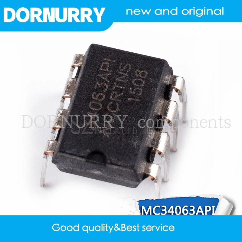 

1pcs MC34063API DIP8 MC34063AP1 DIP MC34063 34063API 34063 DORNURRY