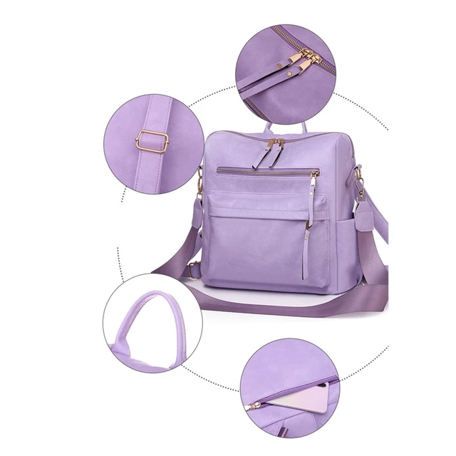 Sac à dos antivol pour femmes, sacoche Convertible au Design polyvalent, sac  à poignée supérieure, cartable d'école de grande capacité pour écolières -  AliExpress