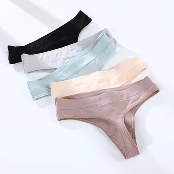 

Femme Cotton Panties Sexy Lingerie White Thong Strawberry Underwear Seamless Thongs For Women Girls Intimates Hot Sale 2020